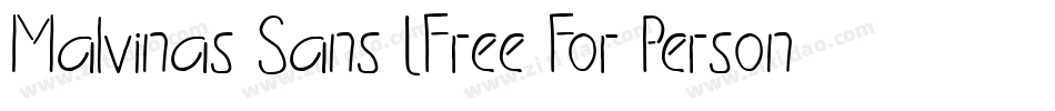 Malvinas Sans (Free For Personal Use)字体转换